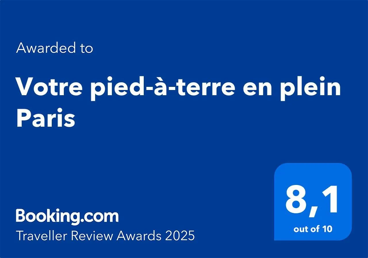 Votre Pied-A-Terre En Plein Paris Lägenhet
